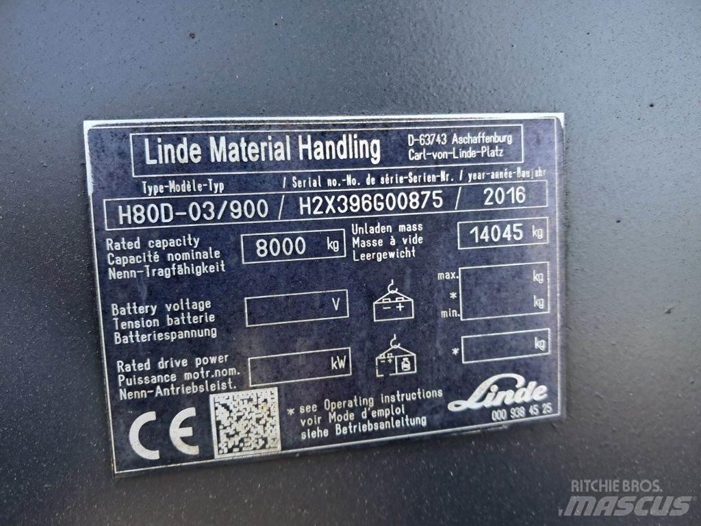 Linde H80D-03/900 Diiseltõstukid