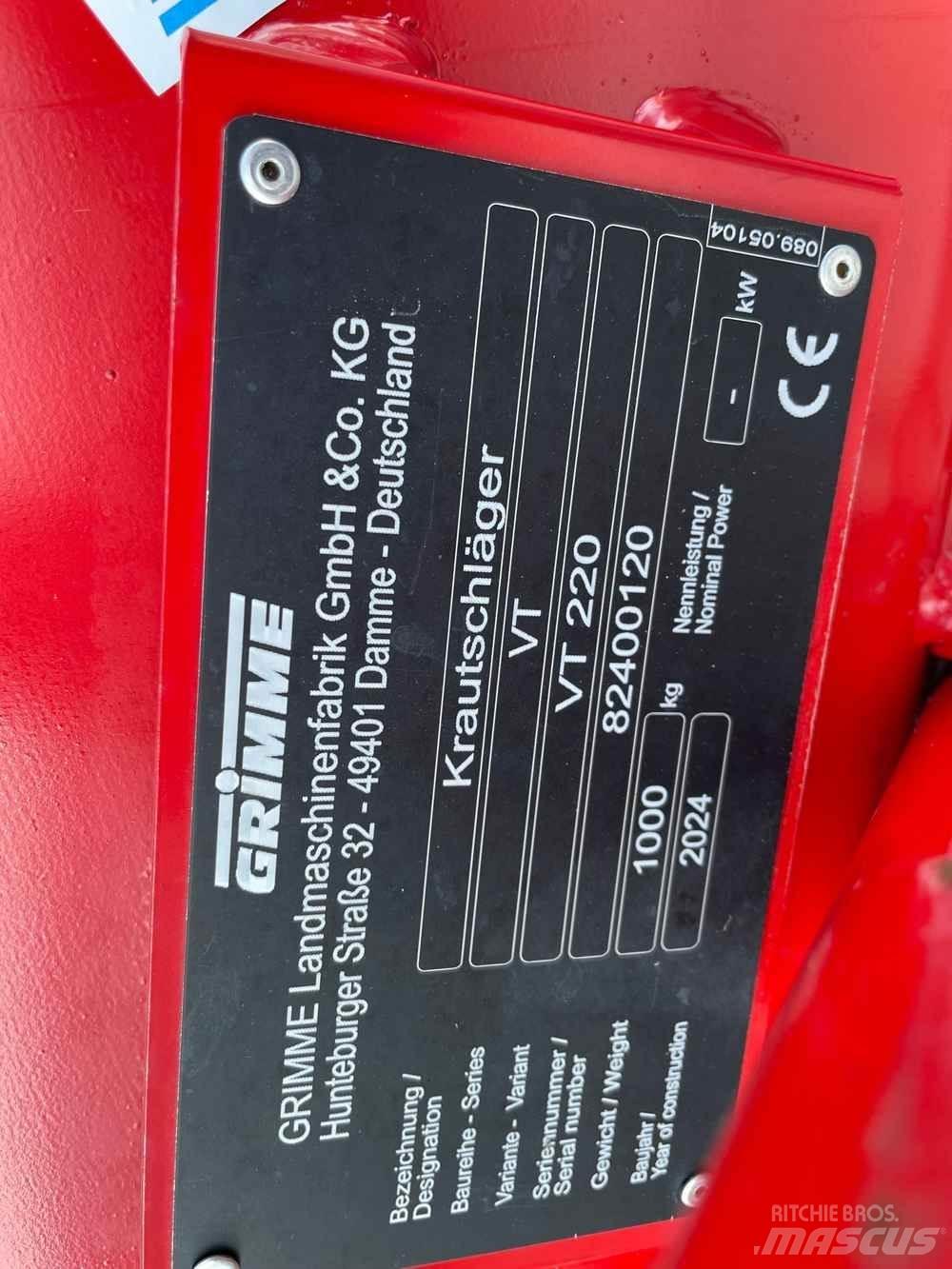Grimme VT 220F Muud põllumajandusmasinad