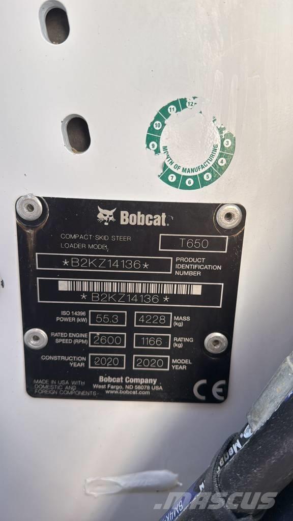 Bobcat T 650 Roomiklaadurid