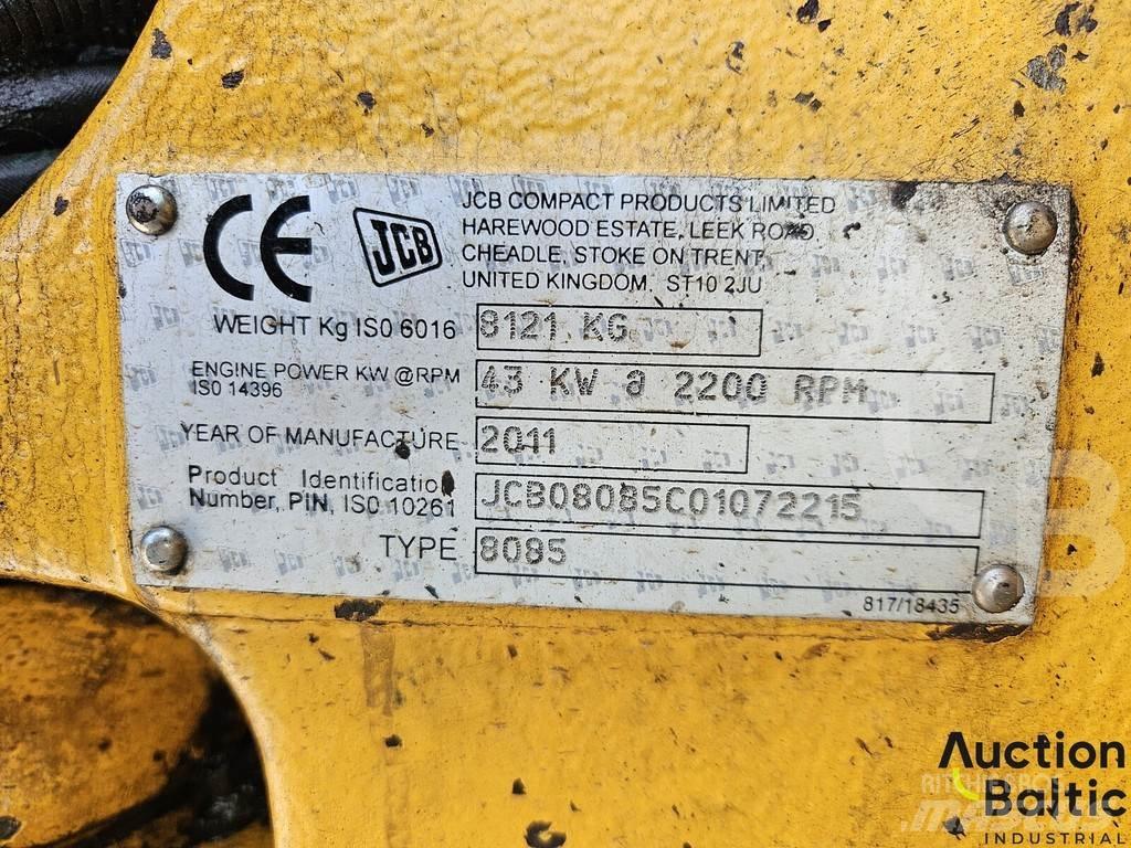 JCB 8085 Väikeekskavaatorid 7t-12t