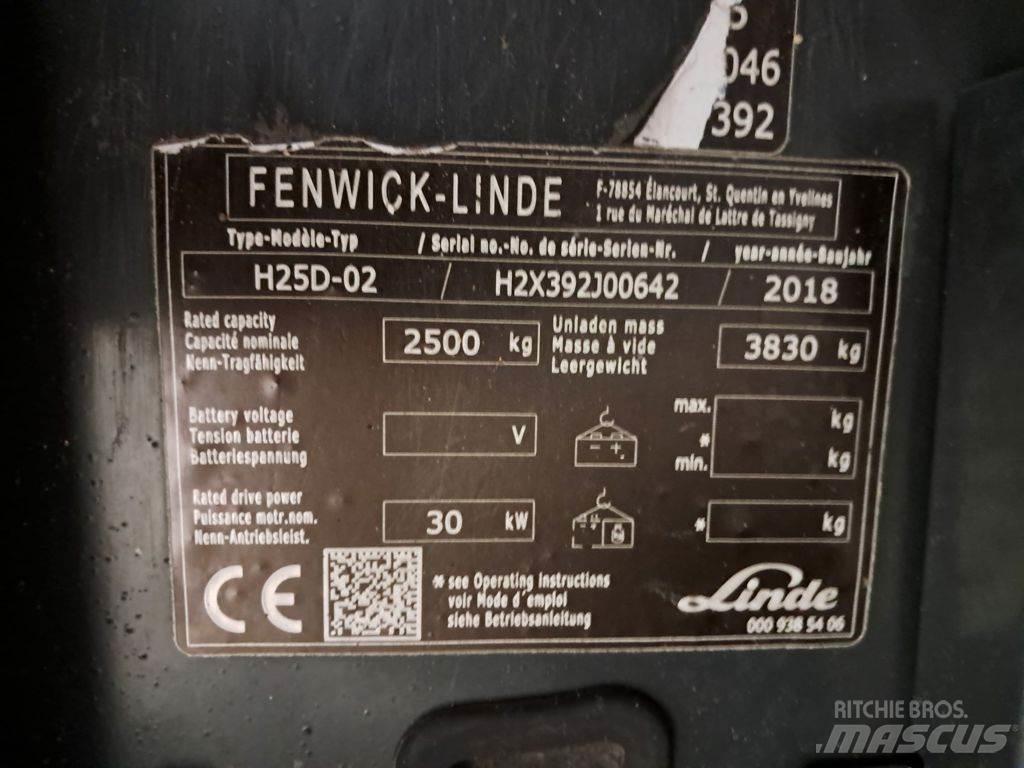 Linde H25D-02 Diiseltõstukid