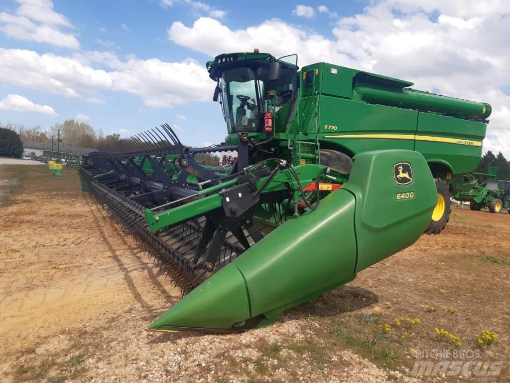 John Deere 640 D Kombainide heedrid