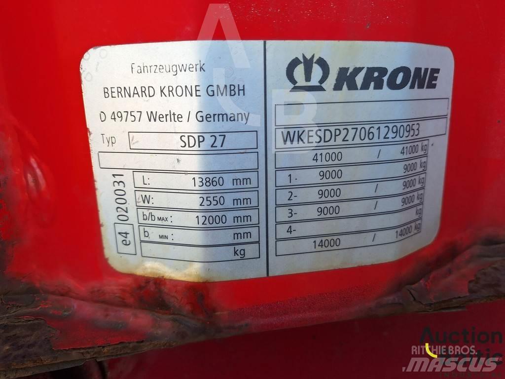 Krone SDP 27 Tentpoolhaagised