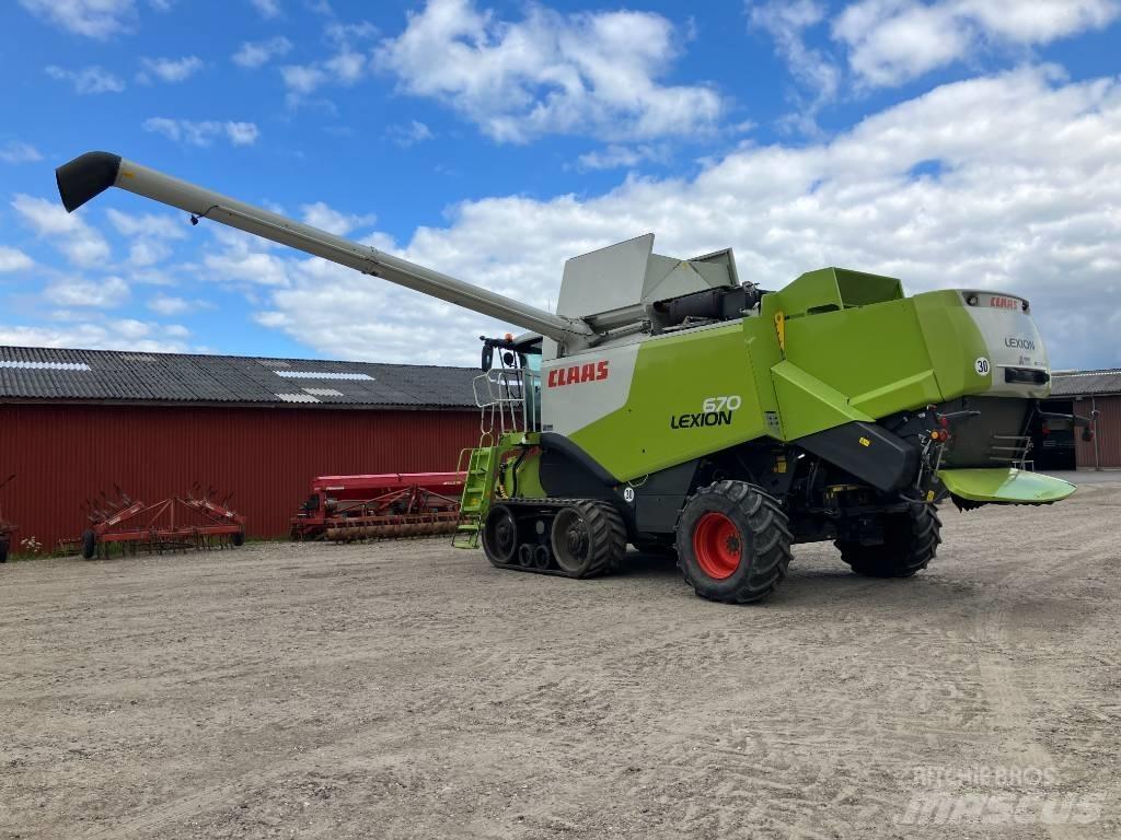 CLAAS LEXION 670 TT Teraviljakombainid