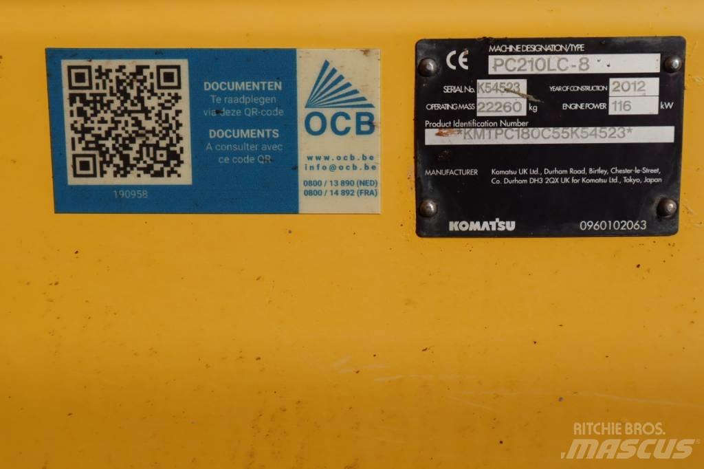 Komatsu PC 210 LC-8 Roomikekskavaatorid