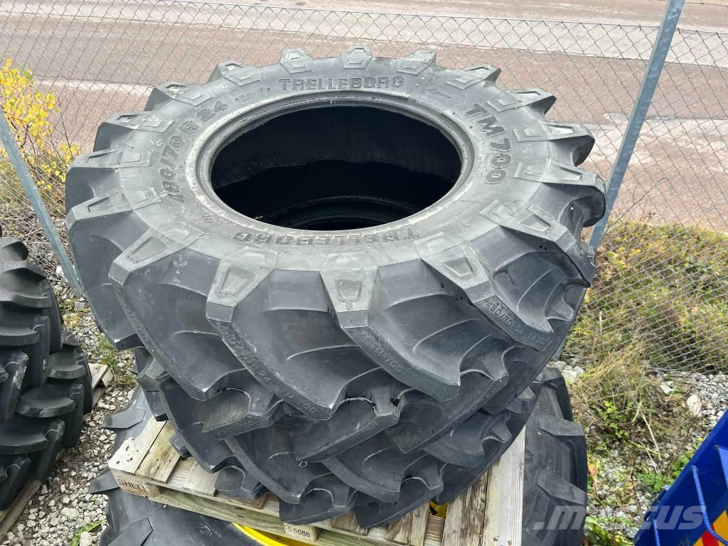 Trelleborg 480/70R24 Rehvid, rattad ja veljed