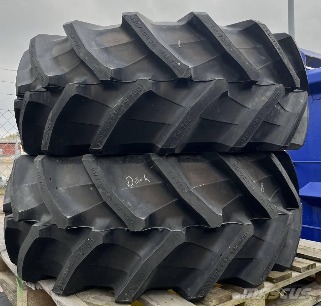 Trelleborg 480/70R24 Rehvid, rattad ja veljed