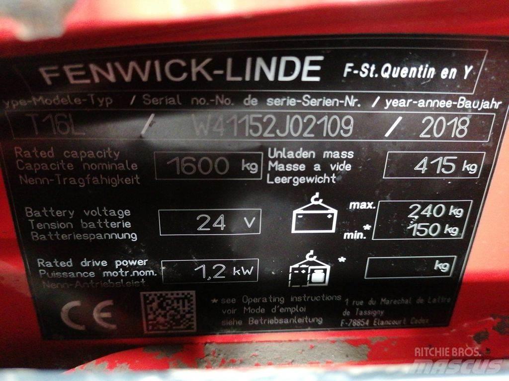 Linde T16L Elektriline alusesiirdaja