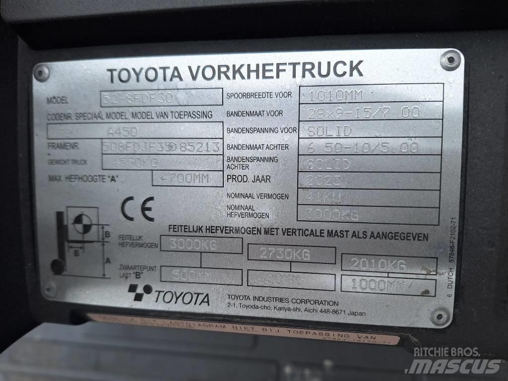 Toyota 52-8 FD F 30 Diiseltõstukid