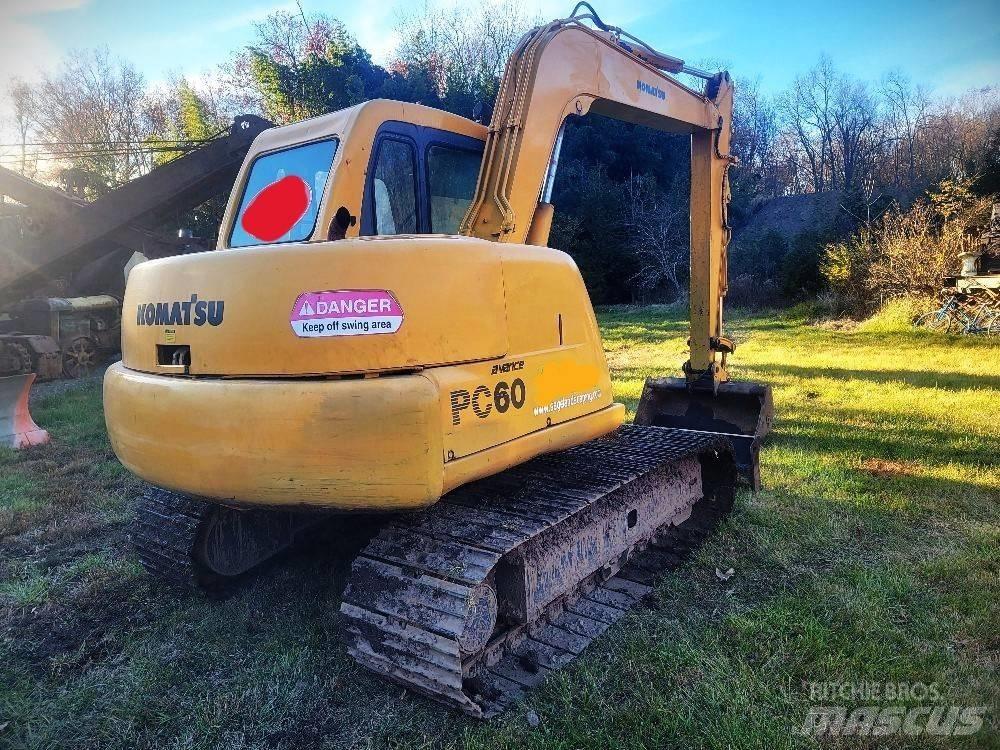 Komatsu PC 60-7E Roomikekskavaatorid