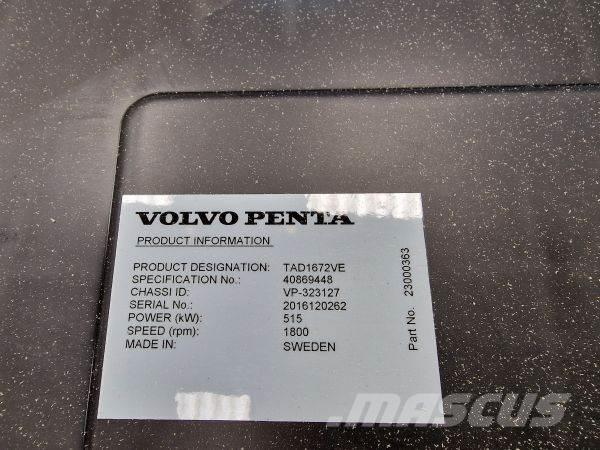 Volvo TAD1672VE Mootorid