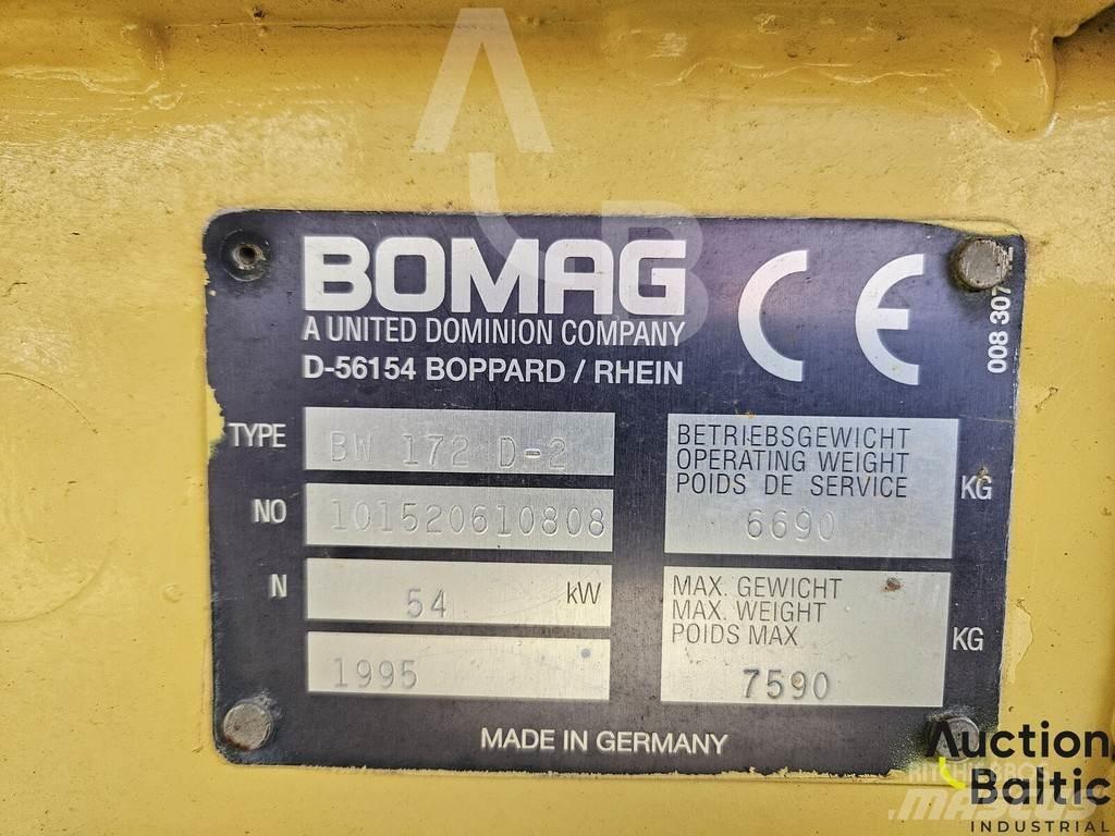 Bomag BW 172 D-2 Ühe trumliga rullid