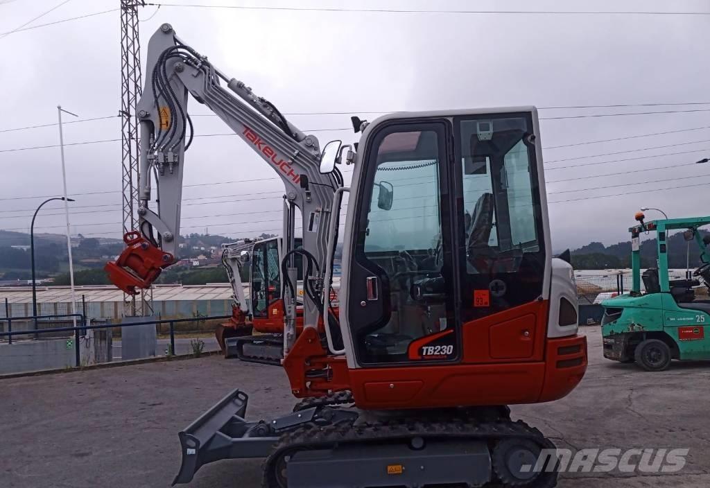 Takeuchi TB 230 Miniekskavaatorid < 7 t
