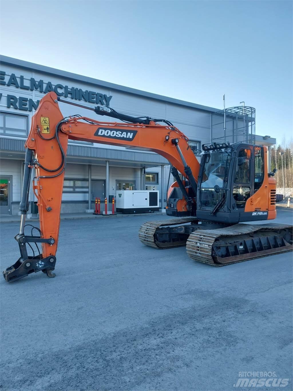 Doosan DX 140LCR 7 Roomikekskavaatorid