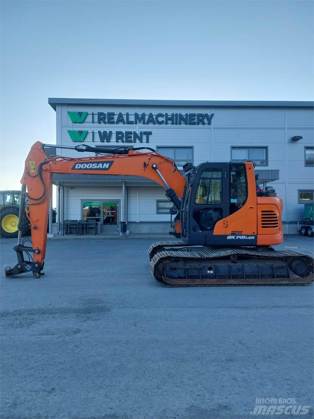 Doosan DX 140LCR 7 Roomikekskavaatorid