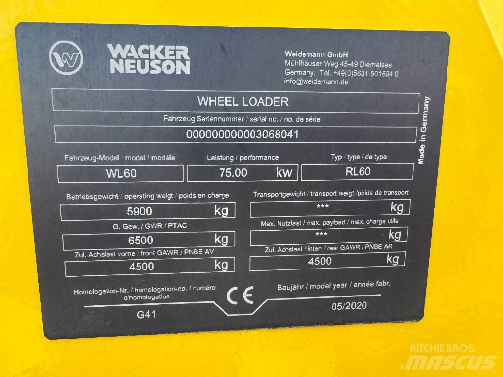 Wacker Neuson WL60 Rataslaadurid