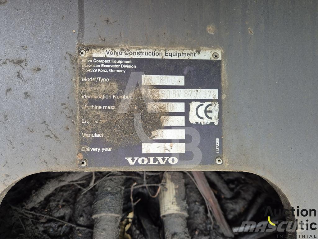 Volvo EW 160 B Ratasekskavaatorid