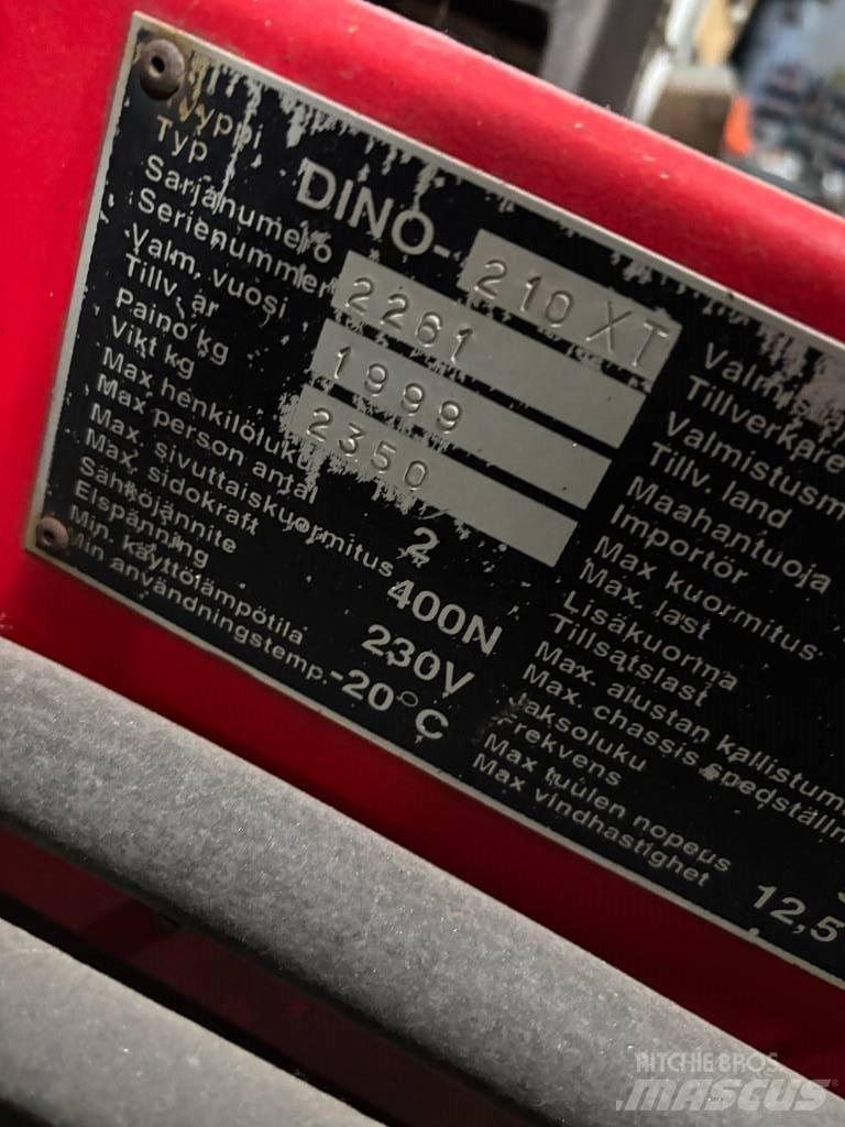 Dinolift 210 XTB-2 Järelveetavad korvtõstukid