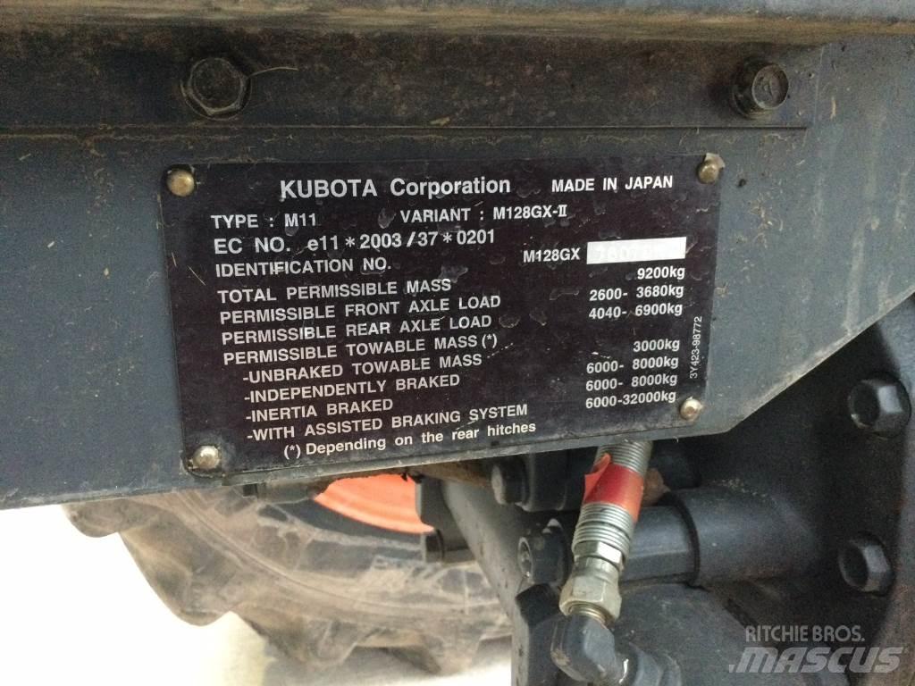 Kubota M128GX-II Traktorid