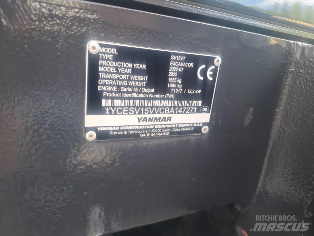 Yanmar SV 15 VT Miniekskavaatorid < 7 t