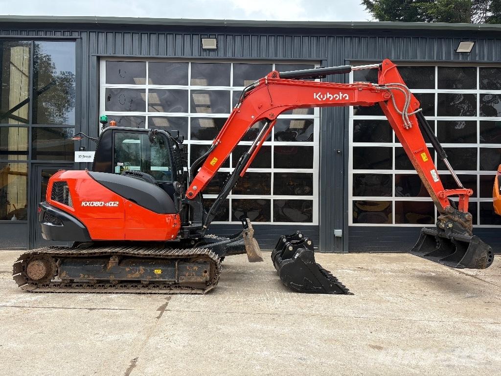 Kubota KX 080 Väikeekskavaatorid 7t-12t