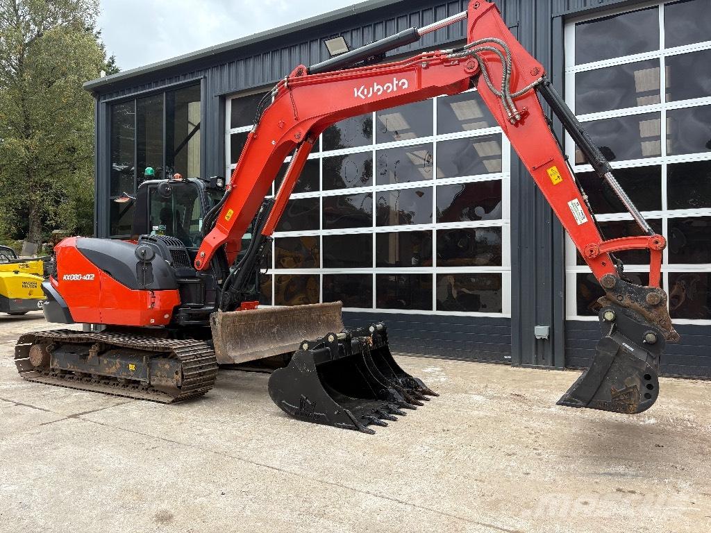 Kubota KX 080 Väikeekskavaatorid 7t-12t