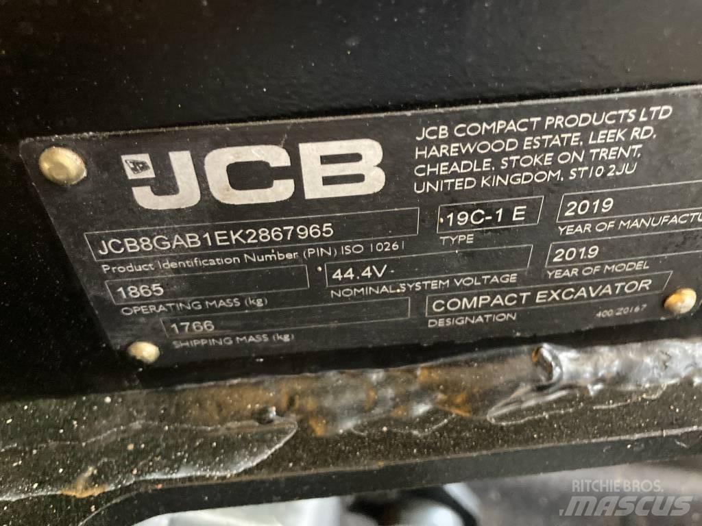 JCB 19 C-IE Miniekskavaatorid < 7 t