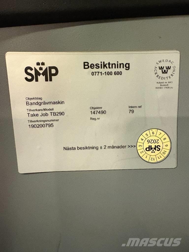 Takeuchi TB290 Väikeekskavaatorid 7t-12t