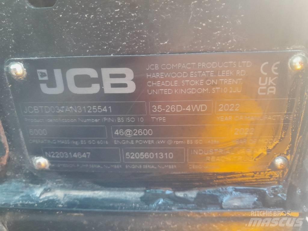 JCB 35-26D 4WD Diiseltõstukid