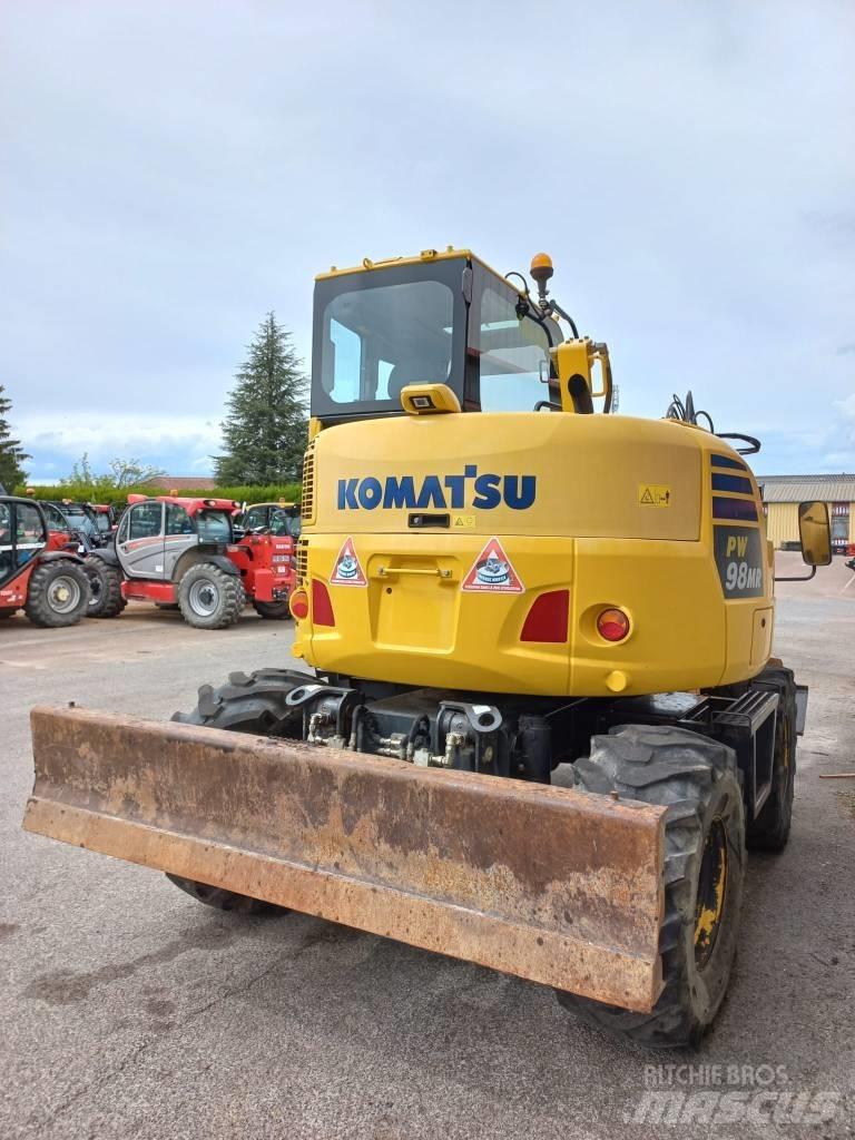 Komatsu PW 98 MR Ratasekskavaatorid