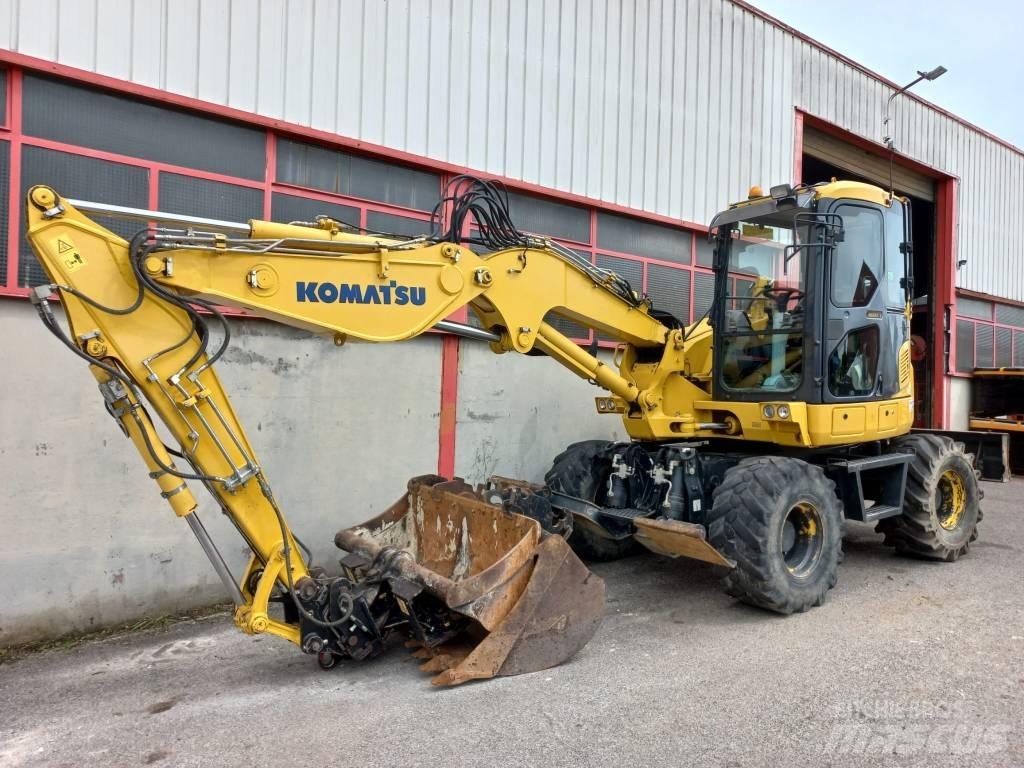 Komatsu PW 98 MR Ratasekskavaatorid