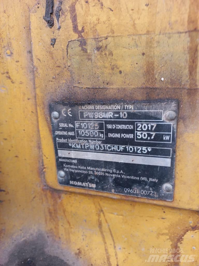 Komatsu PW 98 MR Ratasekskavaatorid