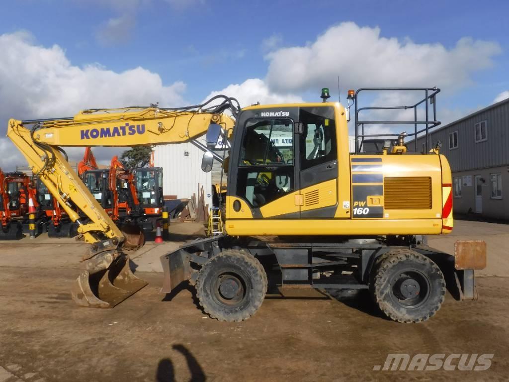 Komatsu PW 160-11 Ratasekskavaatorid
