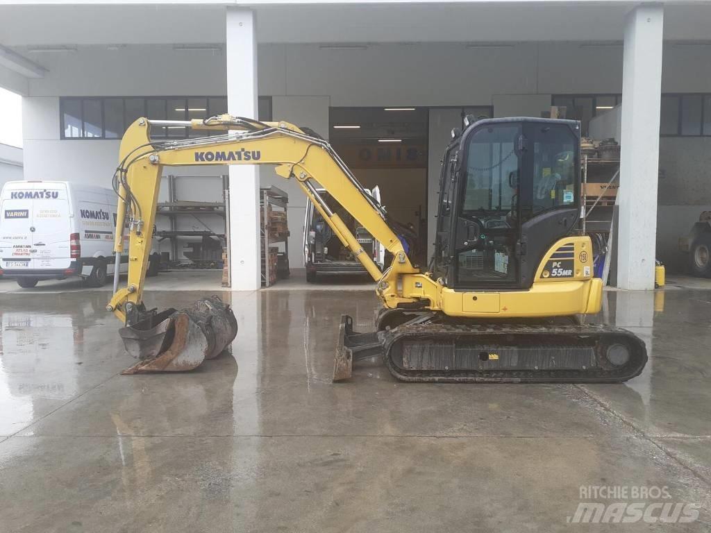 Komatsu PC 55 MR-5 Roomikekskavaatorid