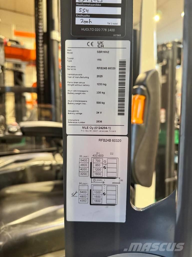 Mitsubishi SBR16N2 Platvormiga virnastajad