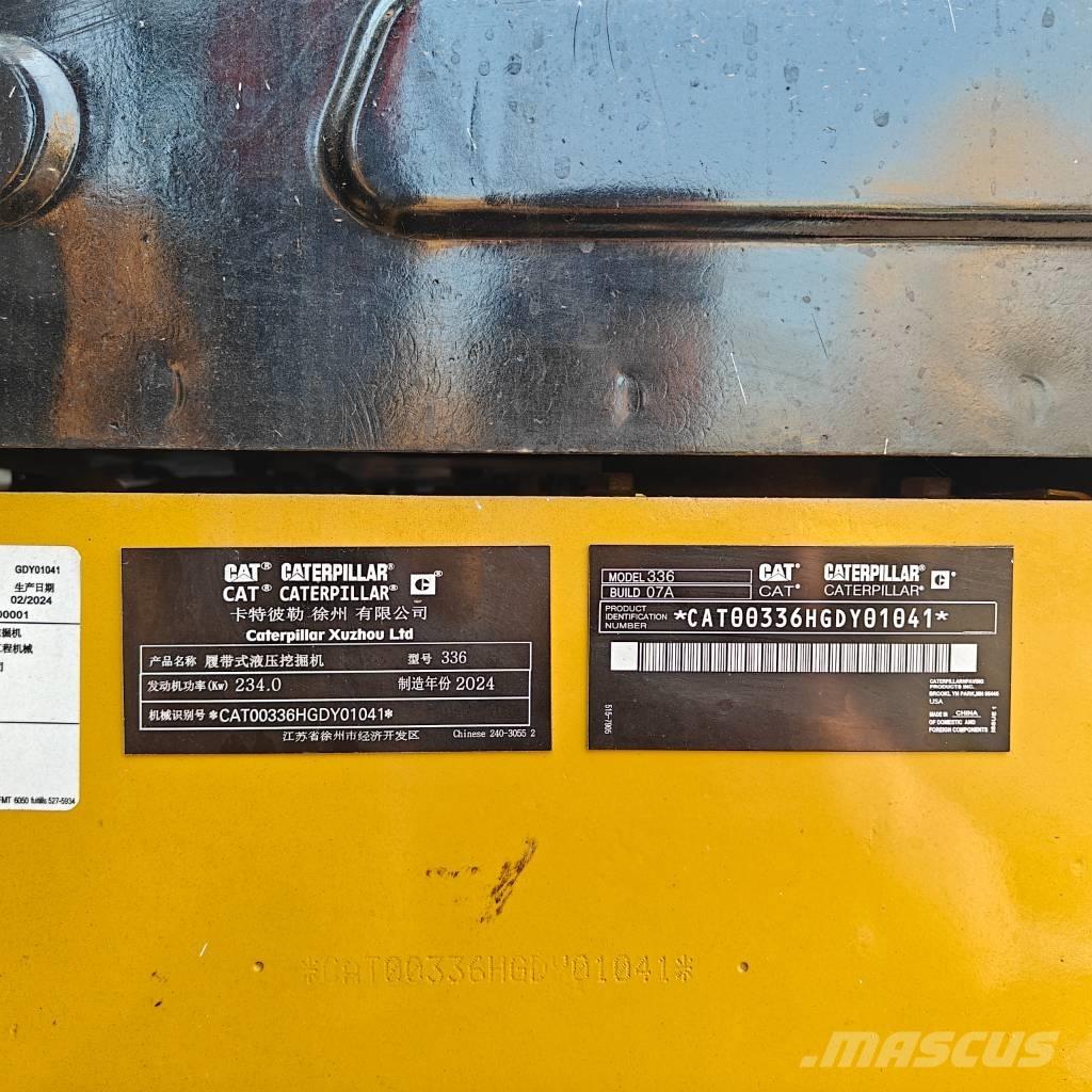 CAT 336GC Roomikekskavaatorid