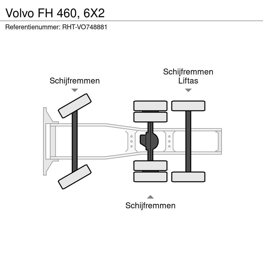 Volvo FH 460, 6X2 Sadulveokid