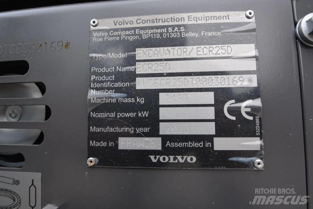 Volvo ECR 25 D Miniekskavaatorid < 7 t