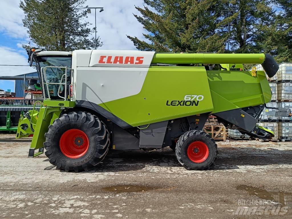 CLAAS Lexion 670 Teraviljakombainid