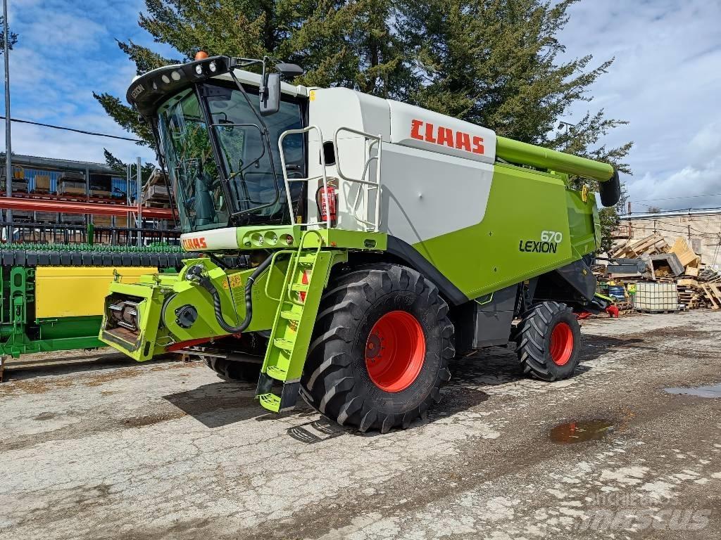 CLAAS Lexion 670 Teraviljakombainid