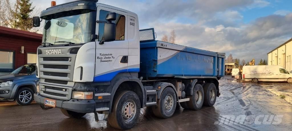 Scania R 480 8x4 Vahetuskastiga tõstukautod