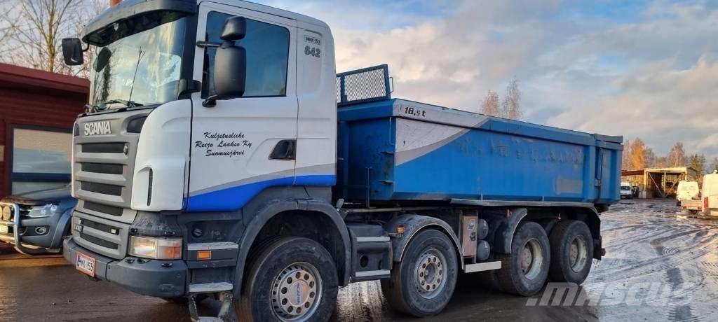 Scania R 480 8x4 Vahetuskastiga tõstukautod