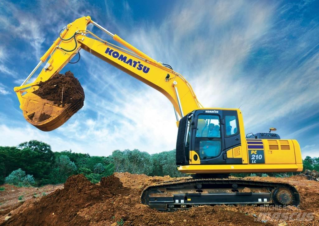 Komatsu PC 210 LC Roomikekskavaatorid