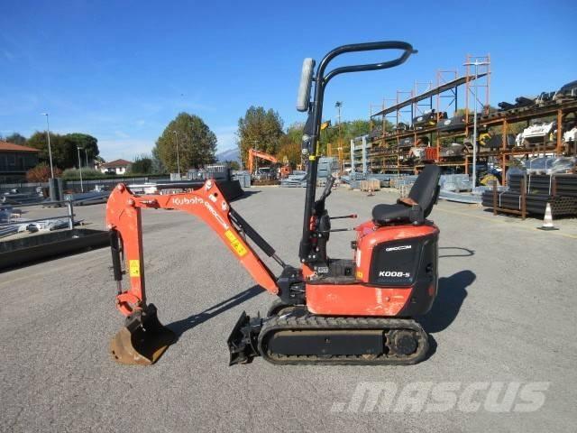 Kubota K 008-5 Miniekskavaatorid < 7 t