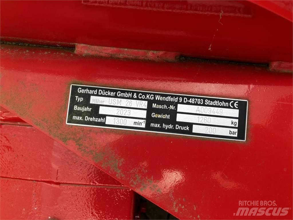 Dücker USM-26 VR4 Karjamaade niidukid / pealselõikurid
