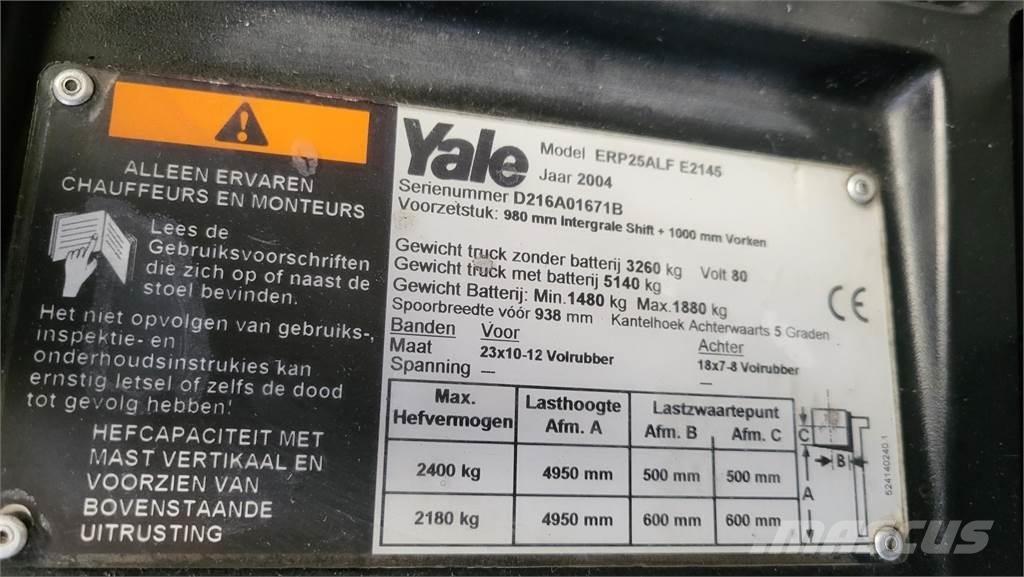 Yale ERP25ALF Elektritõstukid