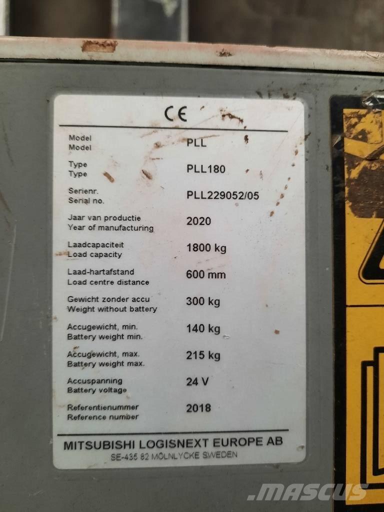 UniCarriers PLL180 Elektriline alusesiirdaja