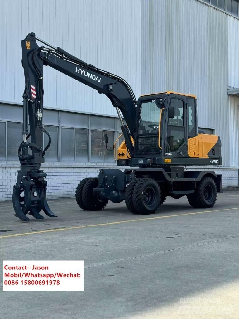 Hyundai HW80 Ratasekskavaatorid