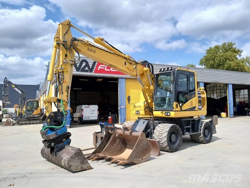 Komatsu PW 148-11 Ratasekskavaatorid