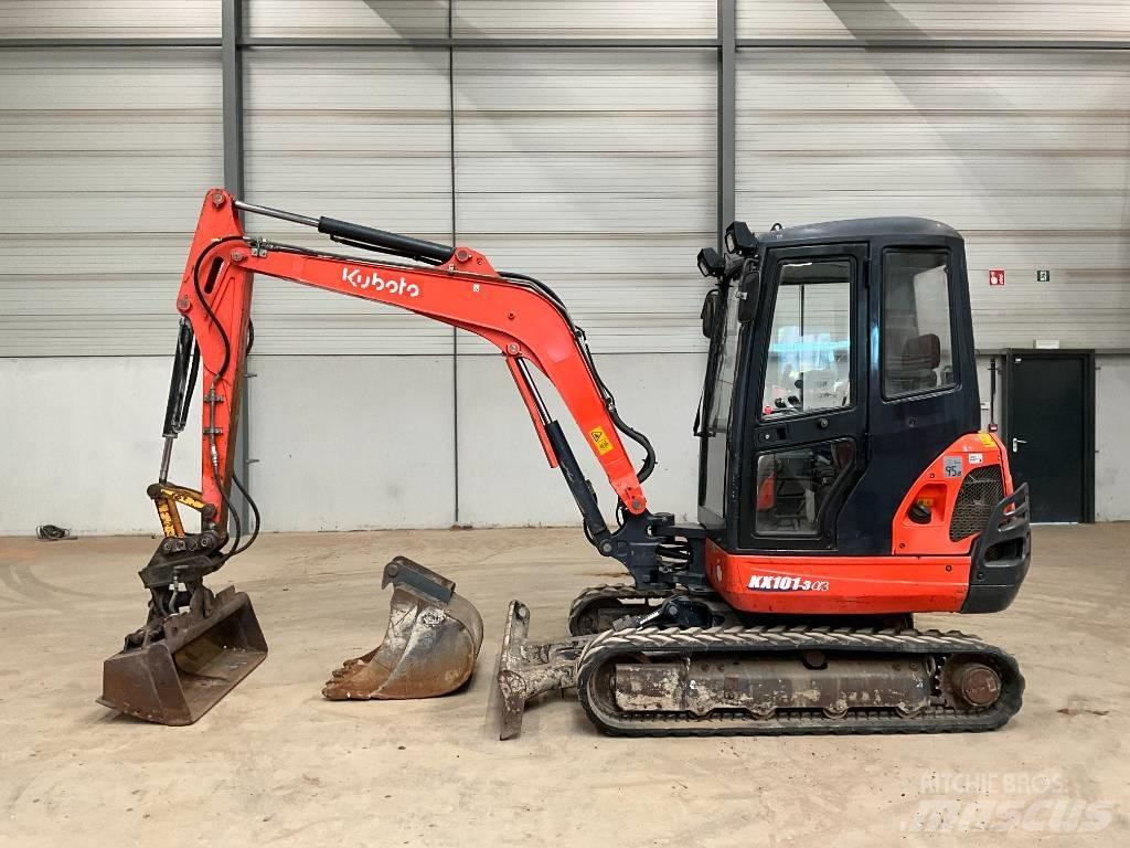 Kubota KX 101-3 A 3 Miniekskavaatorid < 7 t